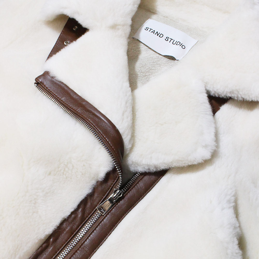 STAND STUDIO -  COLLEEN JACKET OFF WHITE BROWN