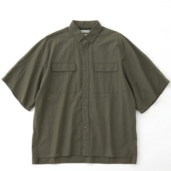 White Mountaineering - Seersucker Wide Sleeves Shirt