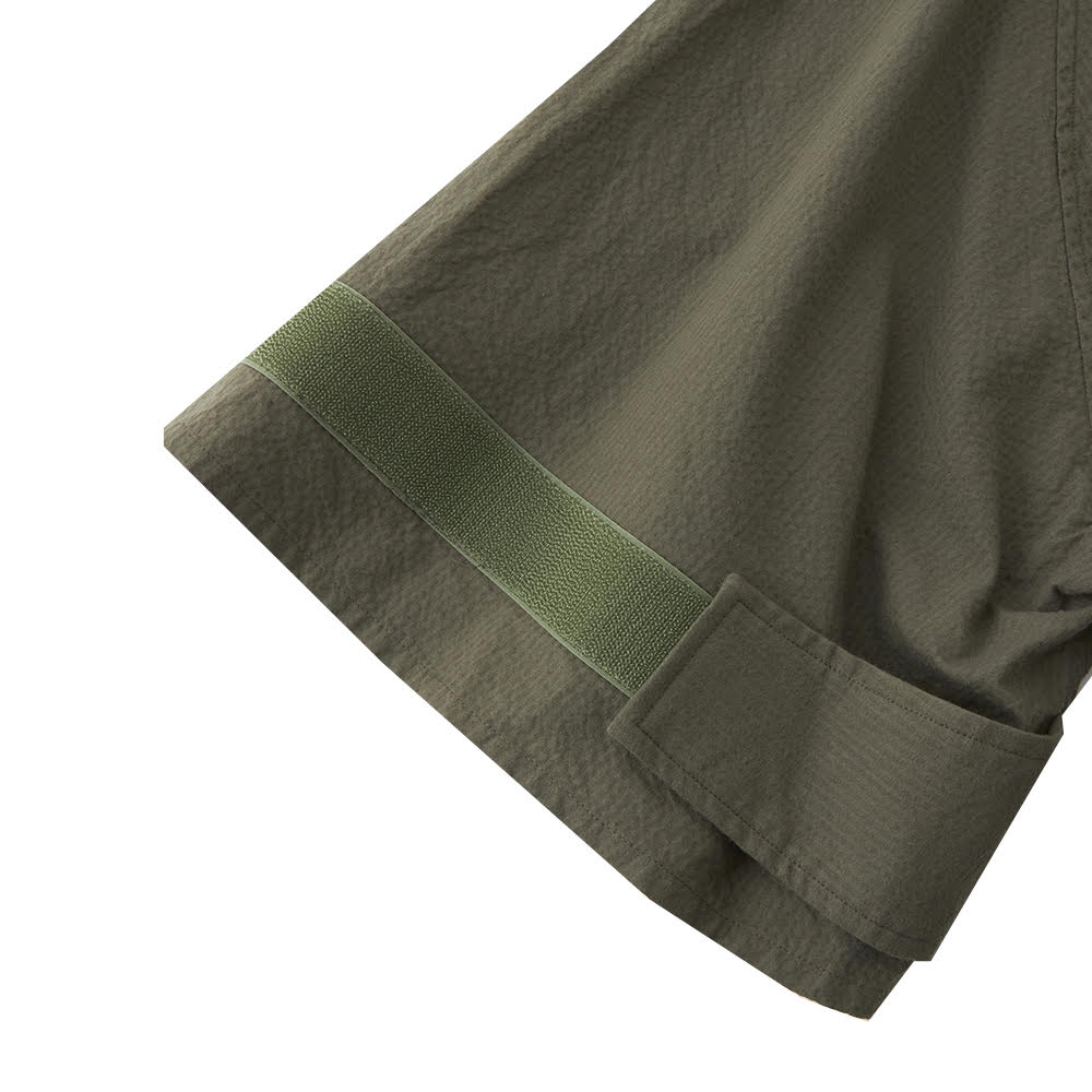 White Mountaineering - Seersucker Wide Sleeves Shirt