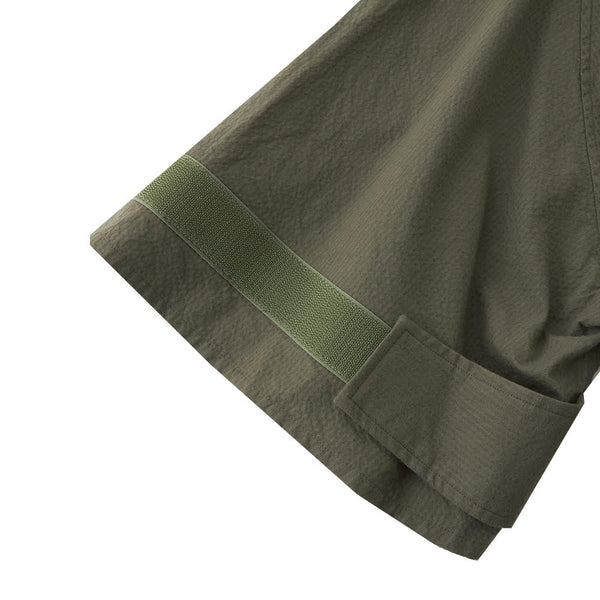 White Mountaineering - Seersucker Wide Sleeves Shirt